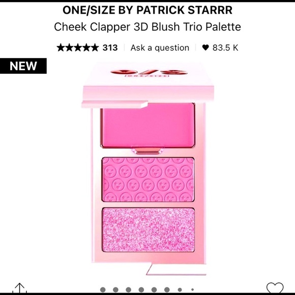 Cheek clapper one size beauty attention seeker blush makeup cool pink - Picture 1 of 1